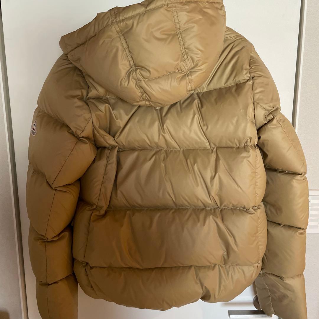 PYRENEX フード付きダウンジャケット S/M ベージュ系 - メルカリ