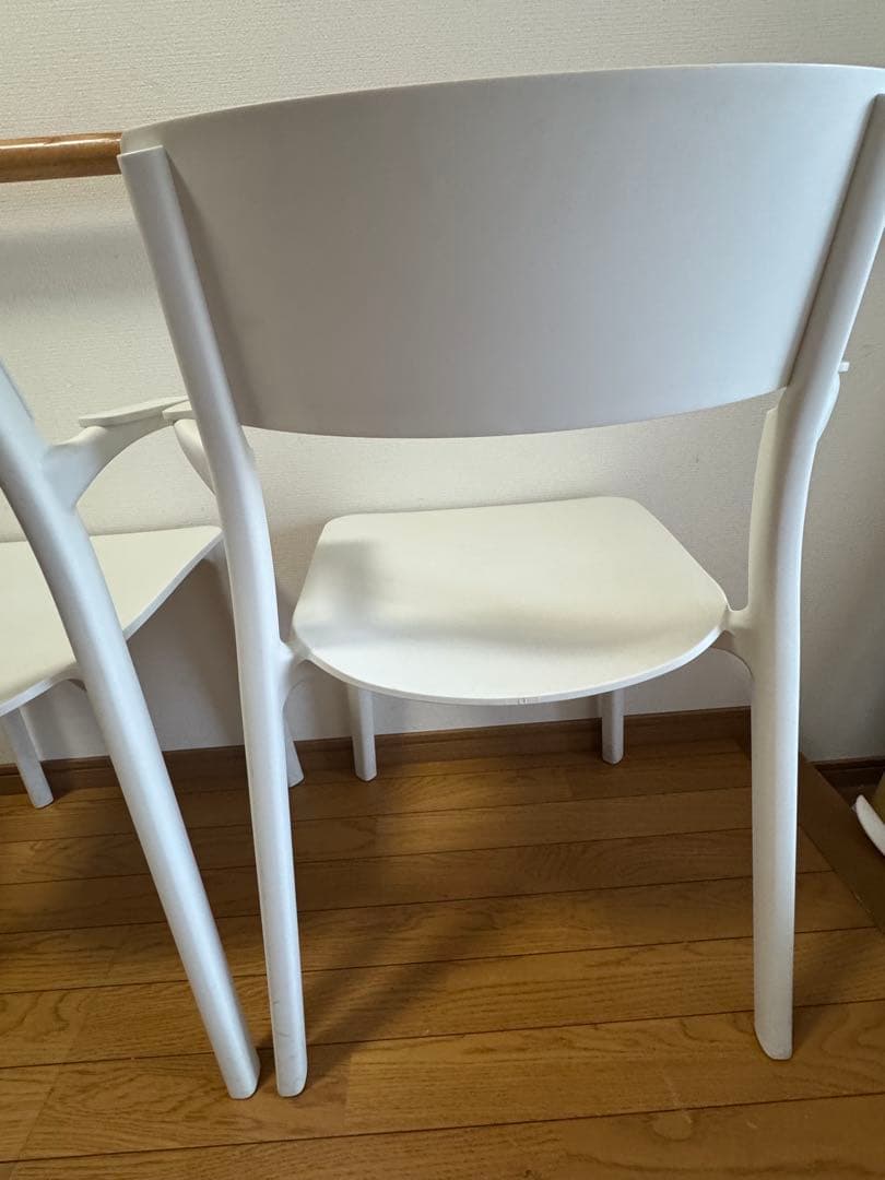 希少 廃盤 IKEA JANINGE ヤニンゲ スタッキングチェア 2脚