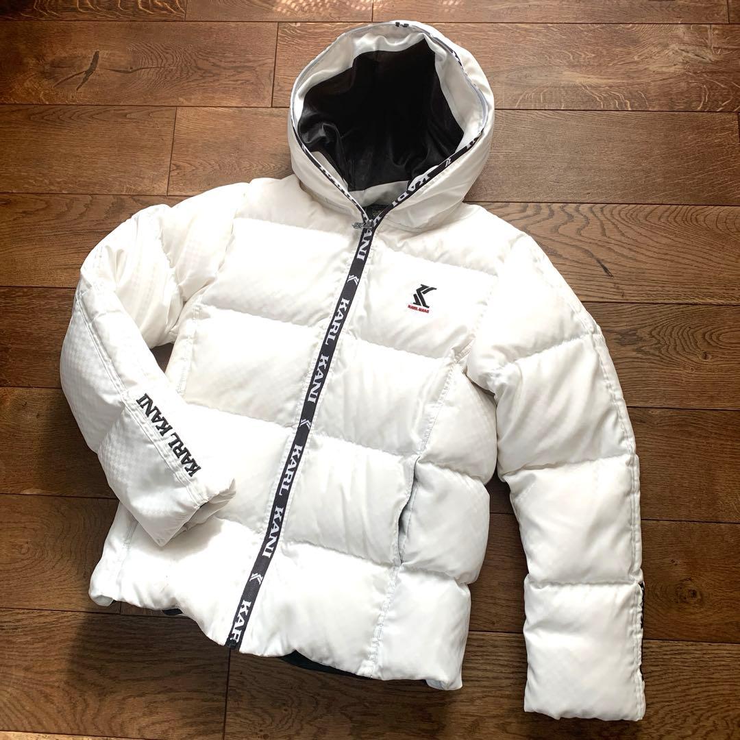 KARLKANI カールカナイ ダウンジャケット M 白 ホワイト - メルカリ