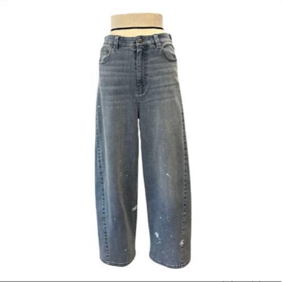 ayane アヤン ペイントバレルレッグデニム ブリーチ 36サイズ - メルカリ