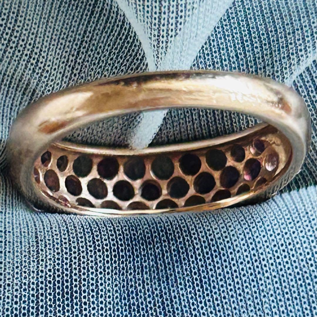 ピンクトルマリン モルガナイト パヴェ リング 指輪