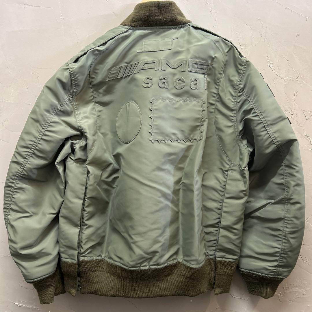サカイ メルセデス・ベンツ AMG コラボ ボンバージャケット 刺繍