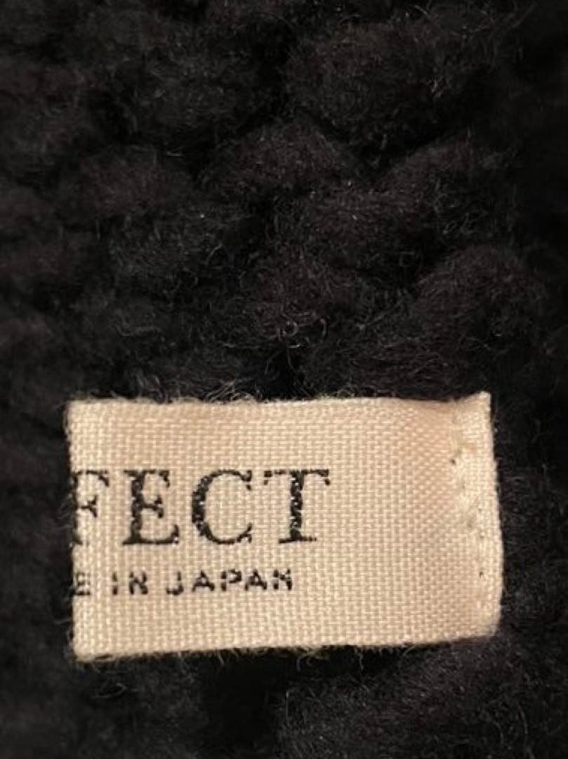 《希少品》CONFECT ブラックニットカーディガン ＊値引期間中＊