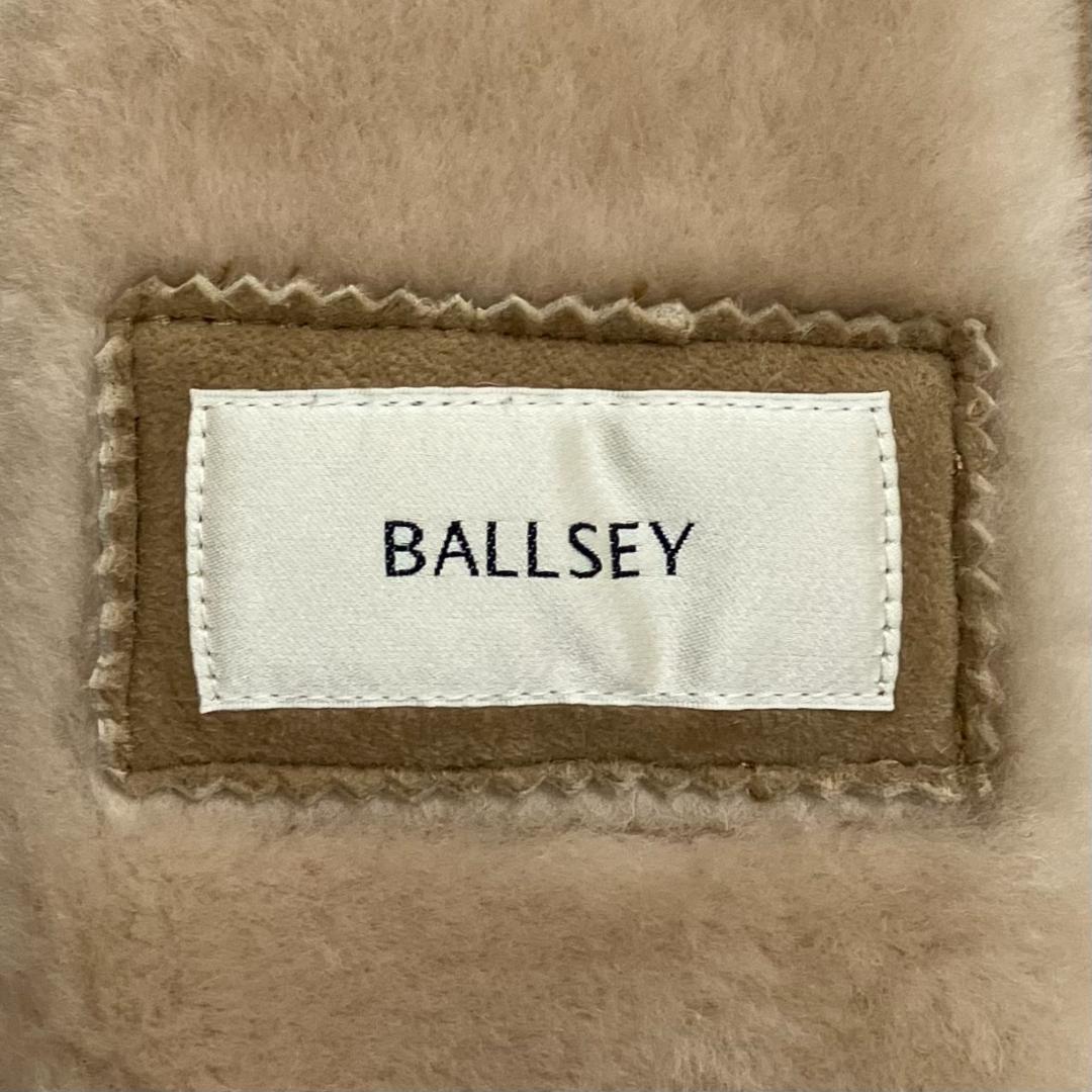 美品✨Ballsey ボールジィ リアルムートン ポンチョ 羊革 ボア