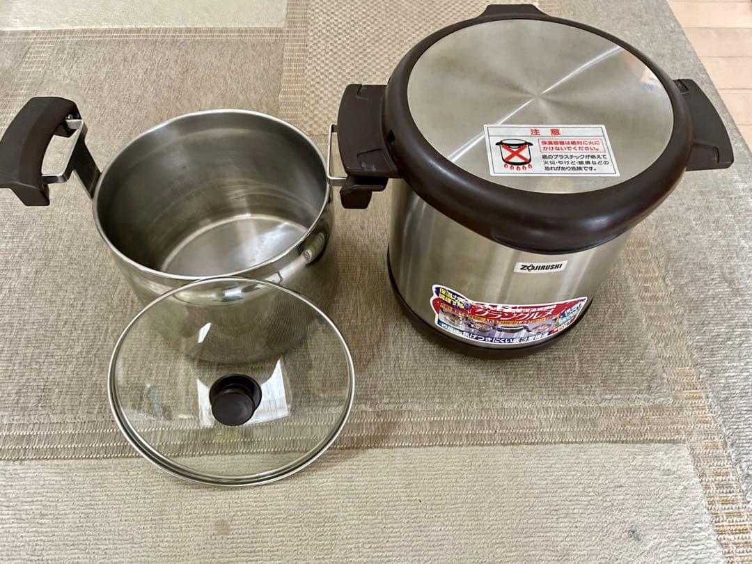 象印 ( ZOJIRUSHI ) グラングルメ ステンレス真空保温調理鍋 - メルカリ