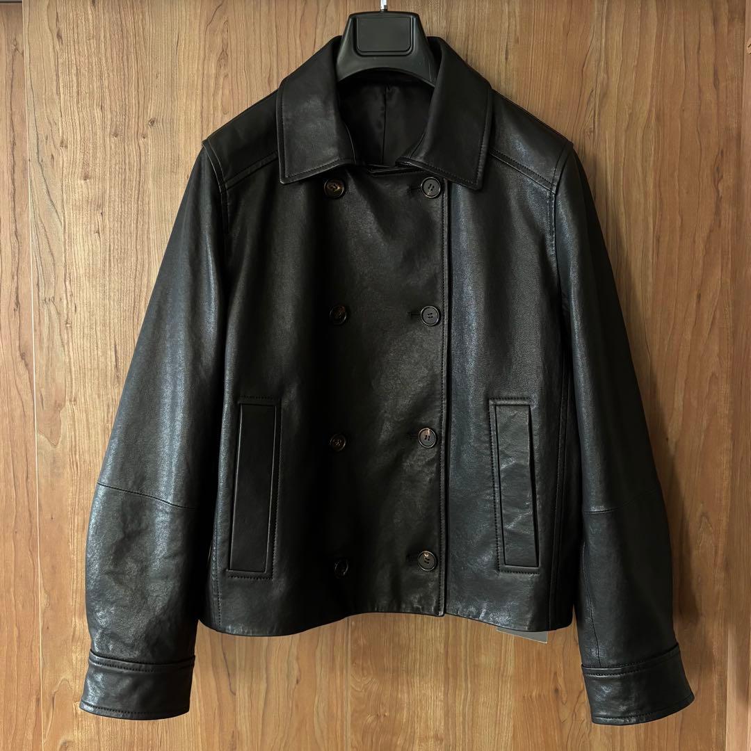 【新品未使用】OK.SOON レザーコート classic leather coat middle length | ok.soon