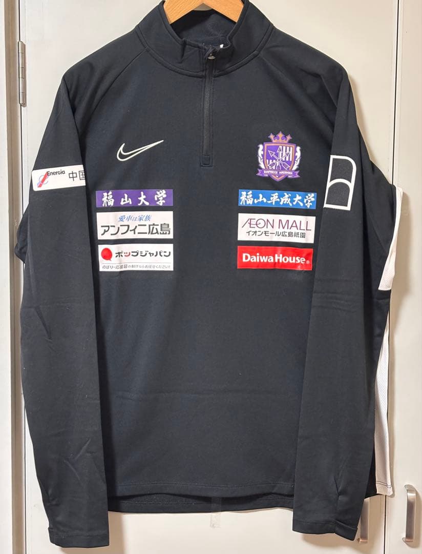 サンフレッチェ広島 支給品 ハーフジップ L サンフレッチェ広島 選手支給品 長袖トレーニングウェア 非売品