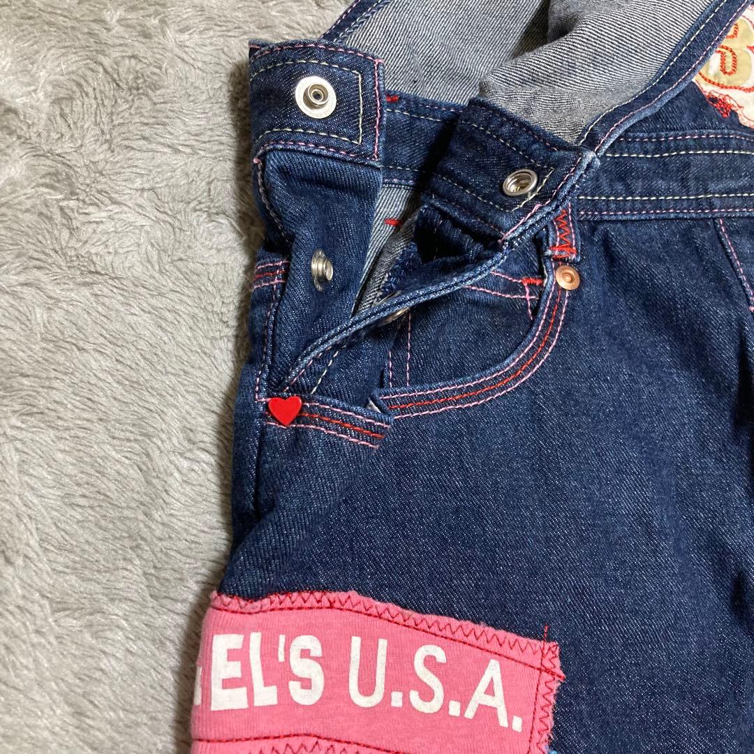 エンジェルブルー ジャンパースカート デニム ナカムラくん 平成レトロ