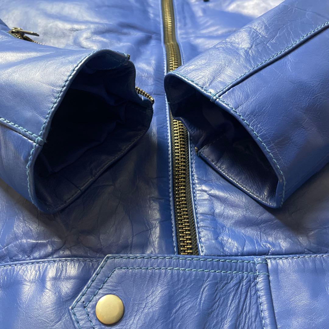 希少色】リューグーレザー キルティング レザー シングル ライナー