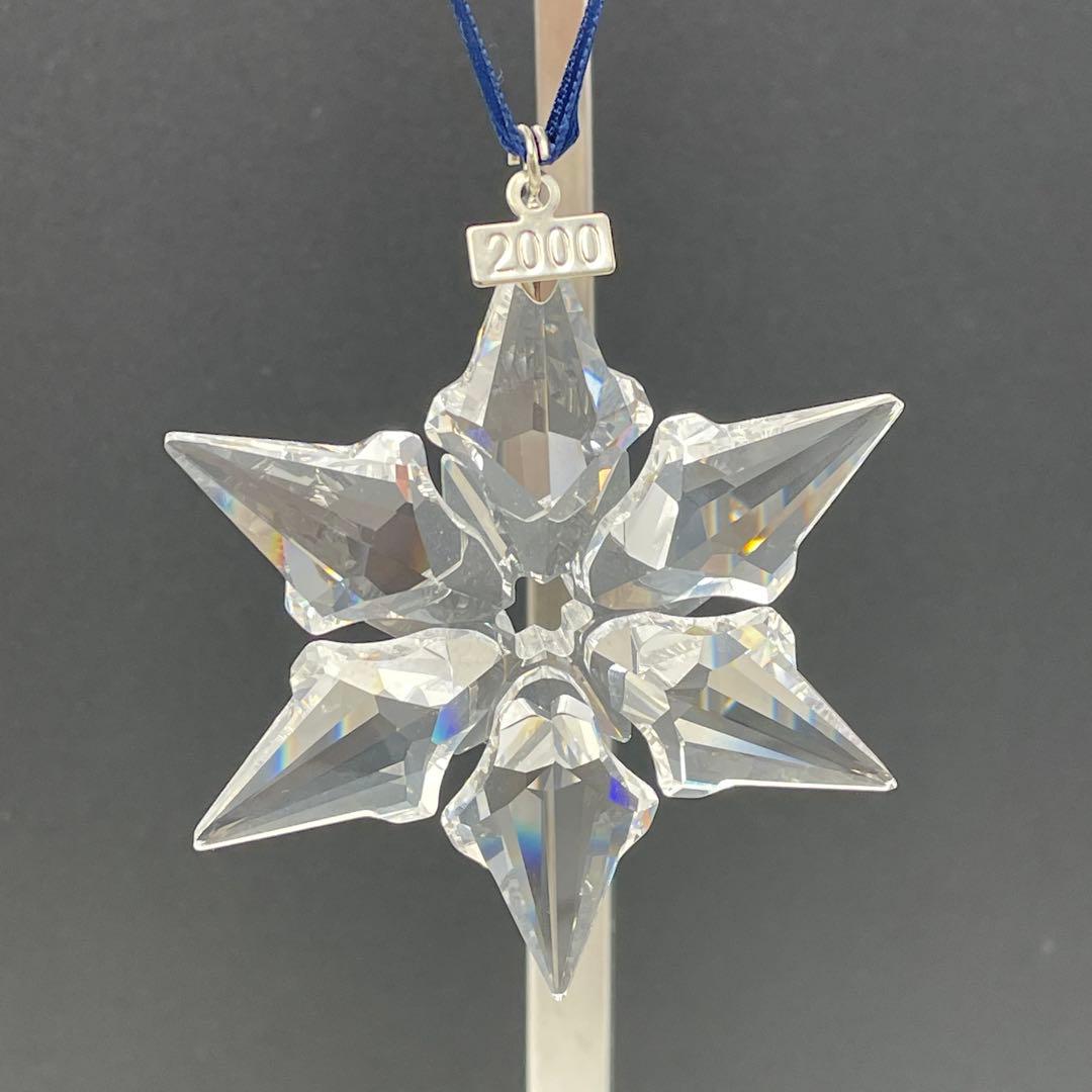 SWAROVSKI クリスマスオーナメント 2000年限定 雪の結晶 箱付