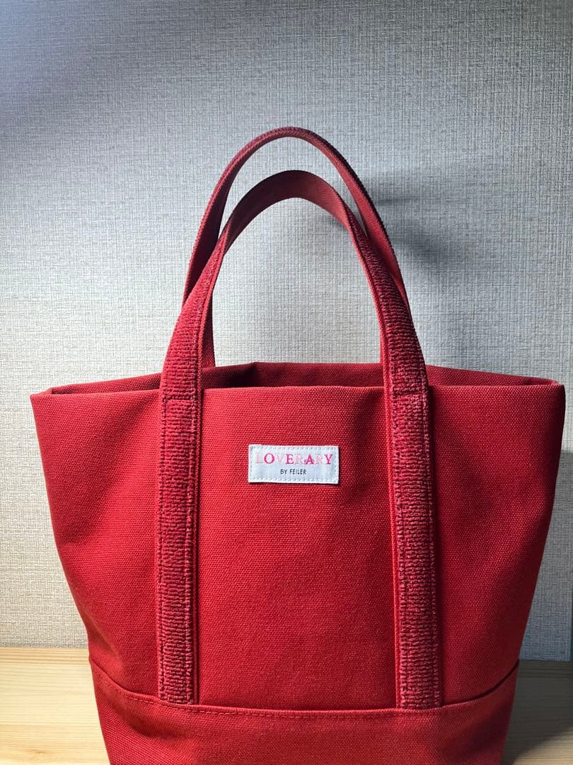 Used☆フェイラー オールドテディワッペン トートバッグ 小 ワイン色