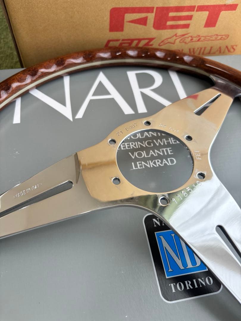 T様専用 NARDI ウッドステアリング 大径38π 美品 正規品 FET - メルカリ
