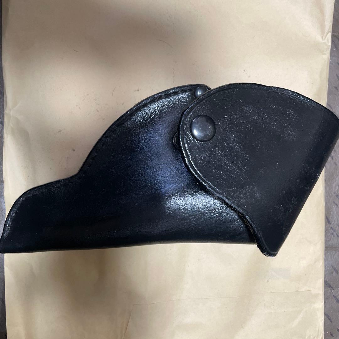 ニューナンブ用ブラックレザー ホルスター - メルカリ