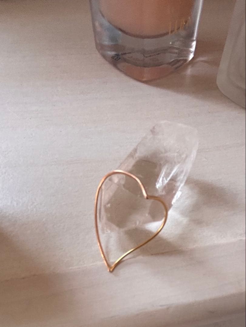 ハート型　k18 リング K18 カラーストーン・ダイヤ ハートリング 通販 - ディノス