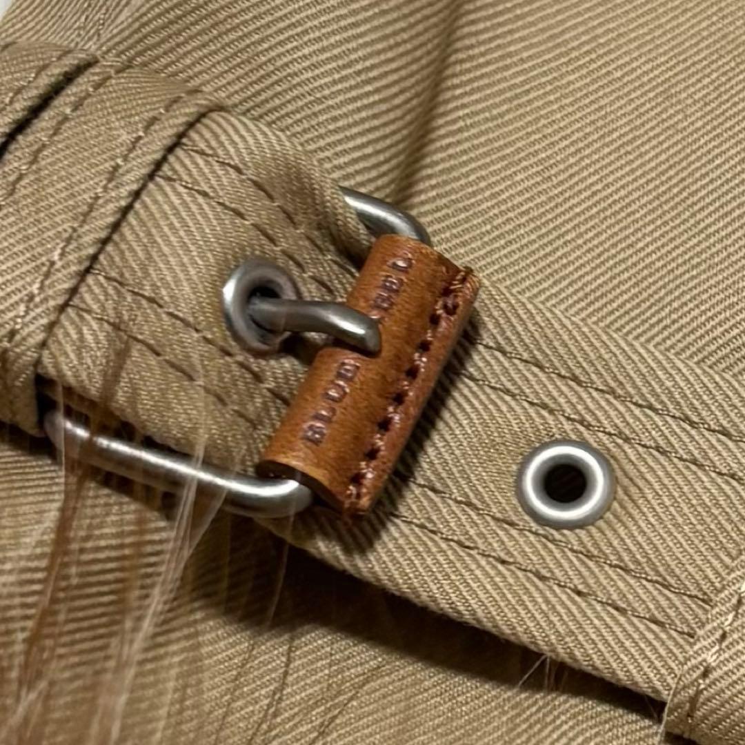 バーバリー ブルーレーベル パイピングコートエリ袖口 ファー ライナー