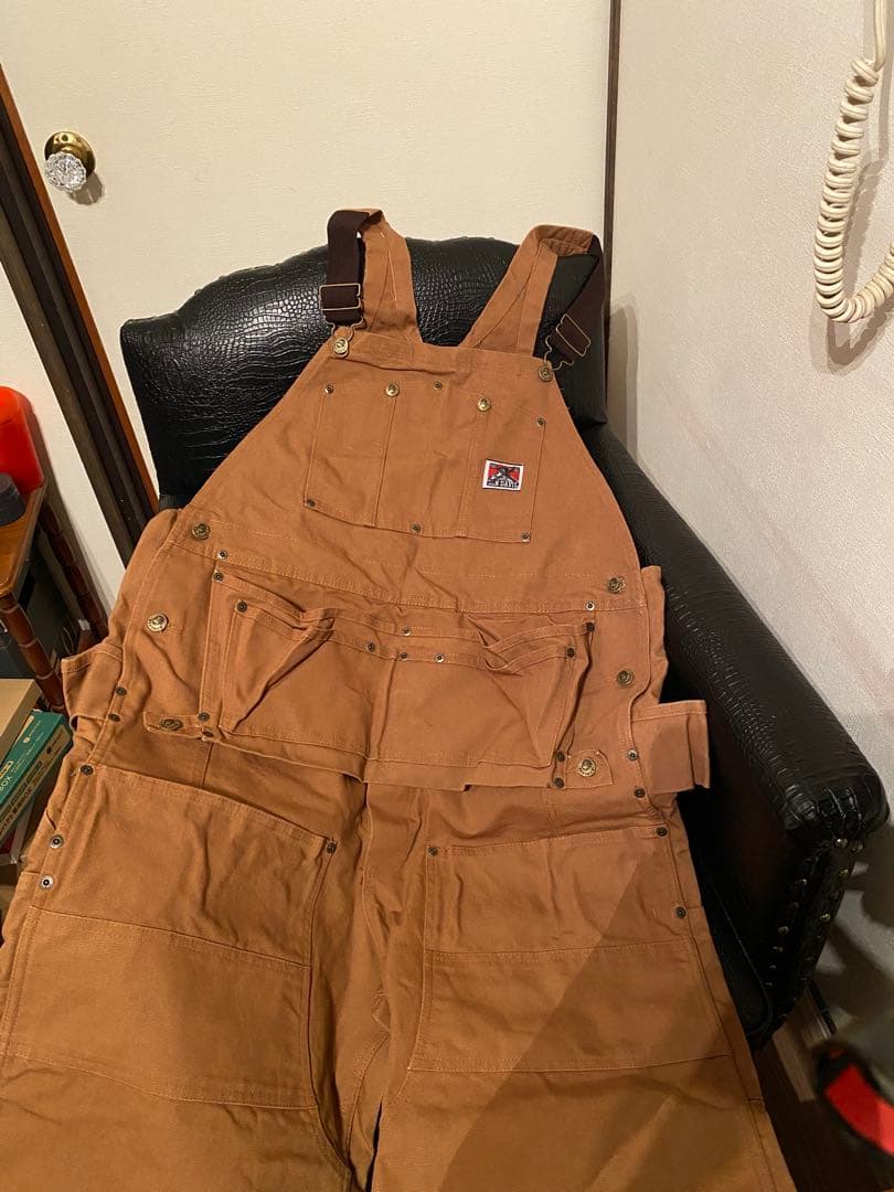 BEN DAVIS オーバーオール ダック ダブルニー エプロン付き　TCB BEN DAVIS オーバーオール ダック ダブルニー エプロン付き TCB BEN