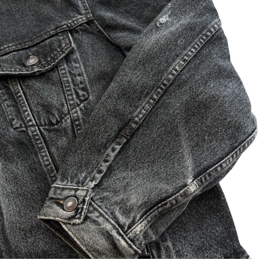 Levis デニムジャケット 70503 02 ユーロ XXL ブラック 先染め - メルカリ
