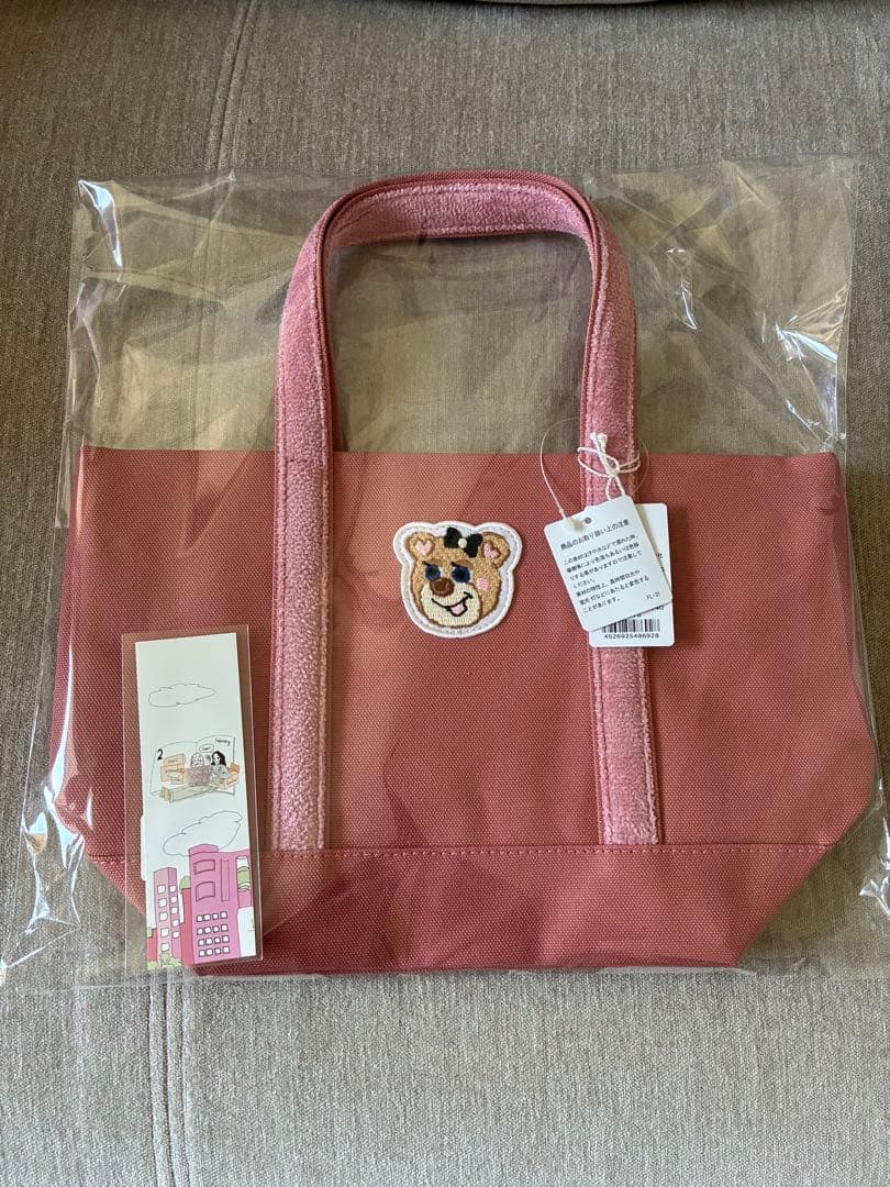 ラブラリーバイフェイラー オールドテディガール ワッペントートバッグ