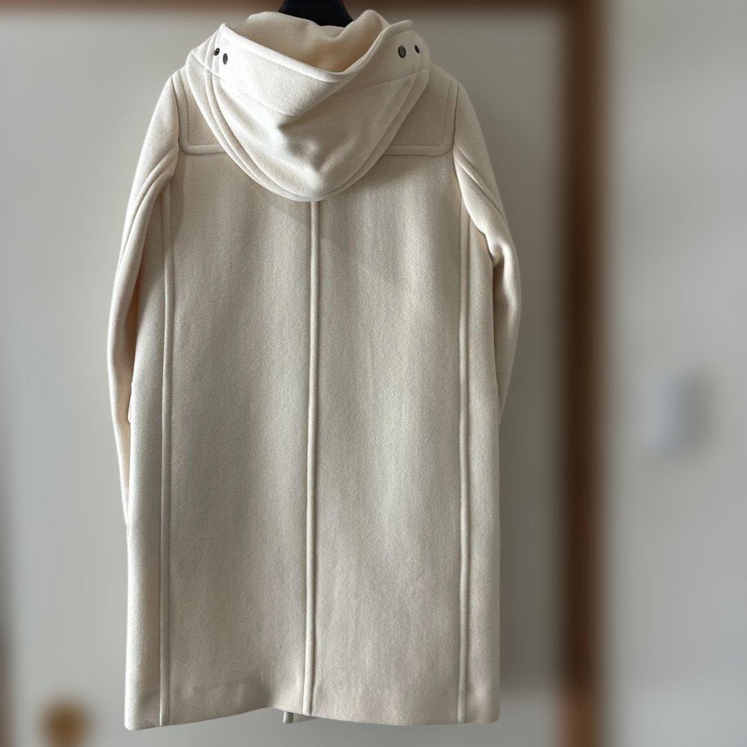 マカフィー 】トゥモローランド ロングダッフルコート アイボリー36 S