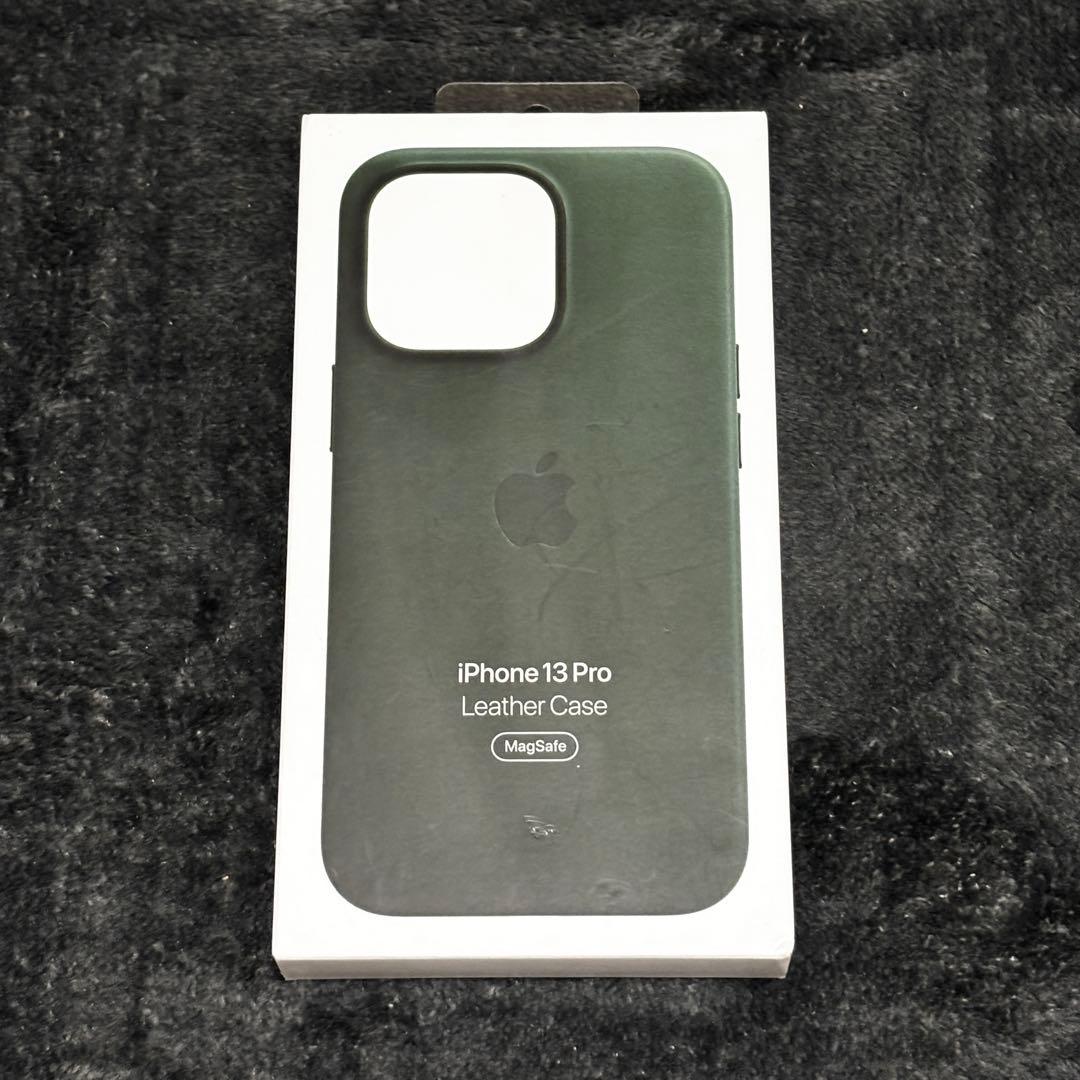 新品未開封 アップル純正 iPhone 13 Pro レザーケース iPhone 13 Pro Apple純正 MagSafe対応 レザーケース・ダークチェリー