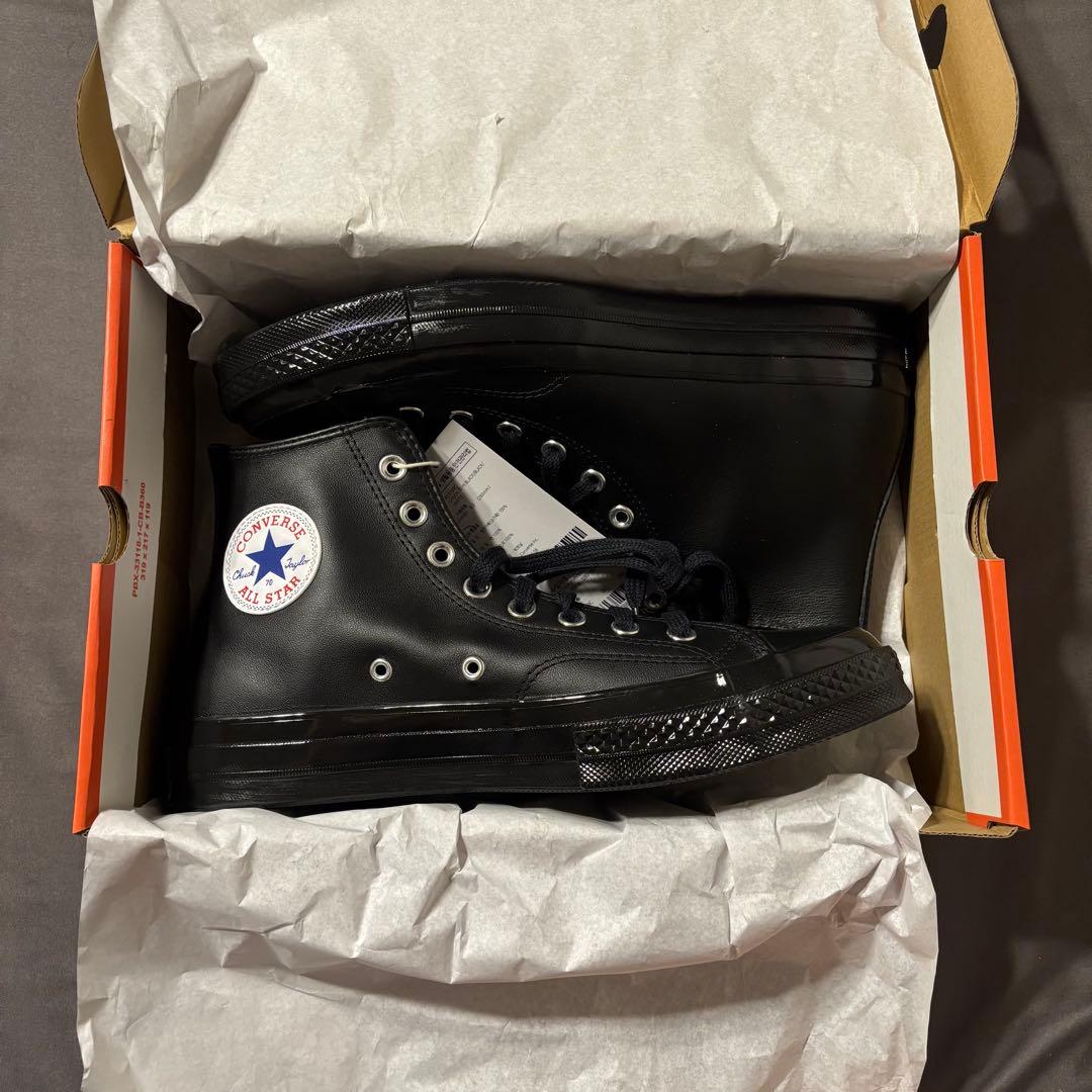 韓国限定】コンバース チャックテイラー ct70 ブラック レザー 28cm