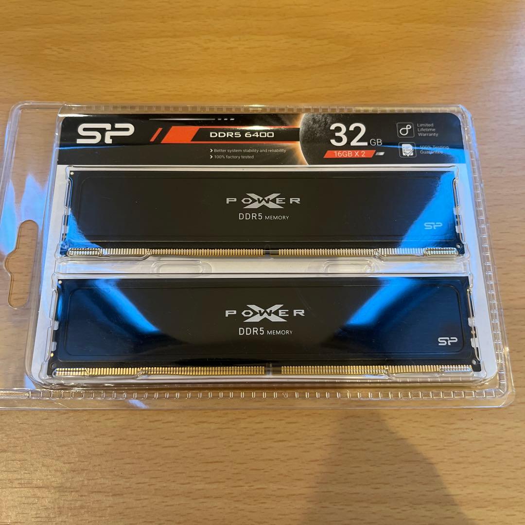 A*x様 SILICON POWER DDR5 6400 32GB(16GBx2 Silicon Power Value Gaming DDR5 32GB (2x16GB) 6400MT/s (PC5-51200