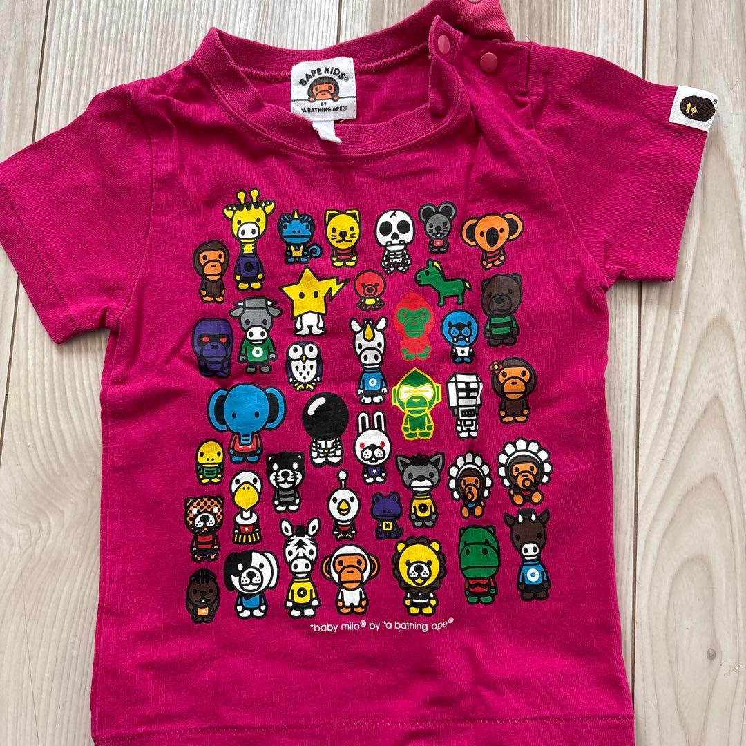 BAPE KIDS Tシャツ・ショートパンツセット 80の通販はau PAY