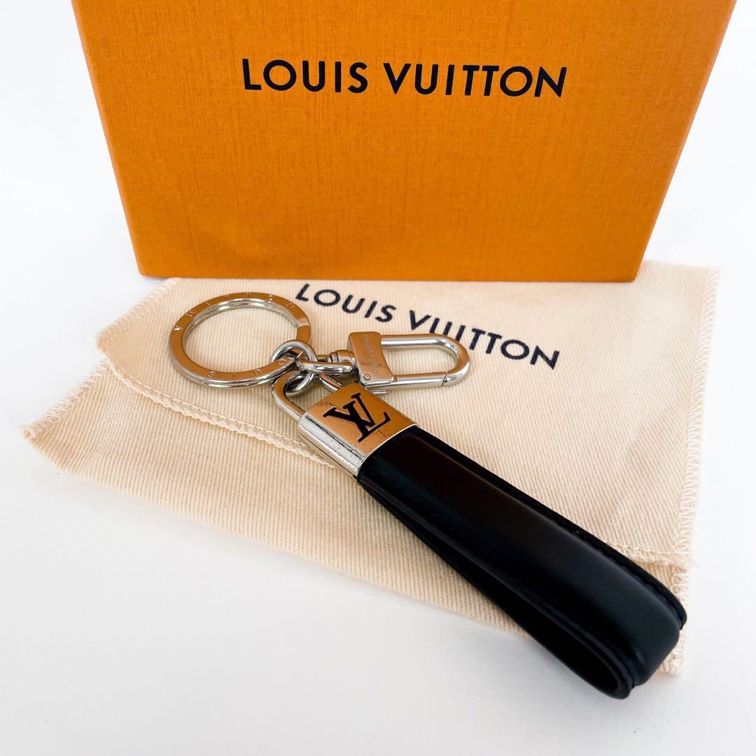 ✨極美品✨ルイヴィトン キーホルダー LV パドロック キーリング 黒 ブラック LOUIS VUITTON（ルイ・ヴィトン） キーチャーム キーホルダー