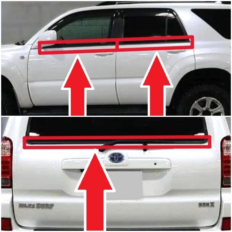 新品 トヨタ純正 ハイラックス サーフ 210/215 ウェザーストリップ 5点