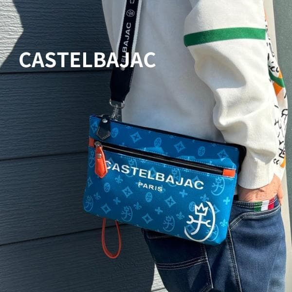 CASTELBAJAC サコッシュ クラッチバッグ サシャ Sacha ブルー 楽天市場】カステルバジャック バッグ ショルダーバッグ メンズ