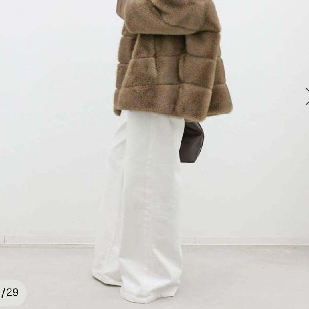 EVERYDY I LIKE. Loose Jeans ホワイト ワイドデニム - メルカリ