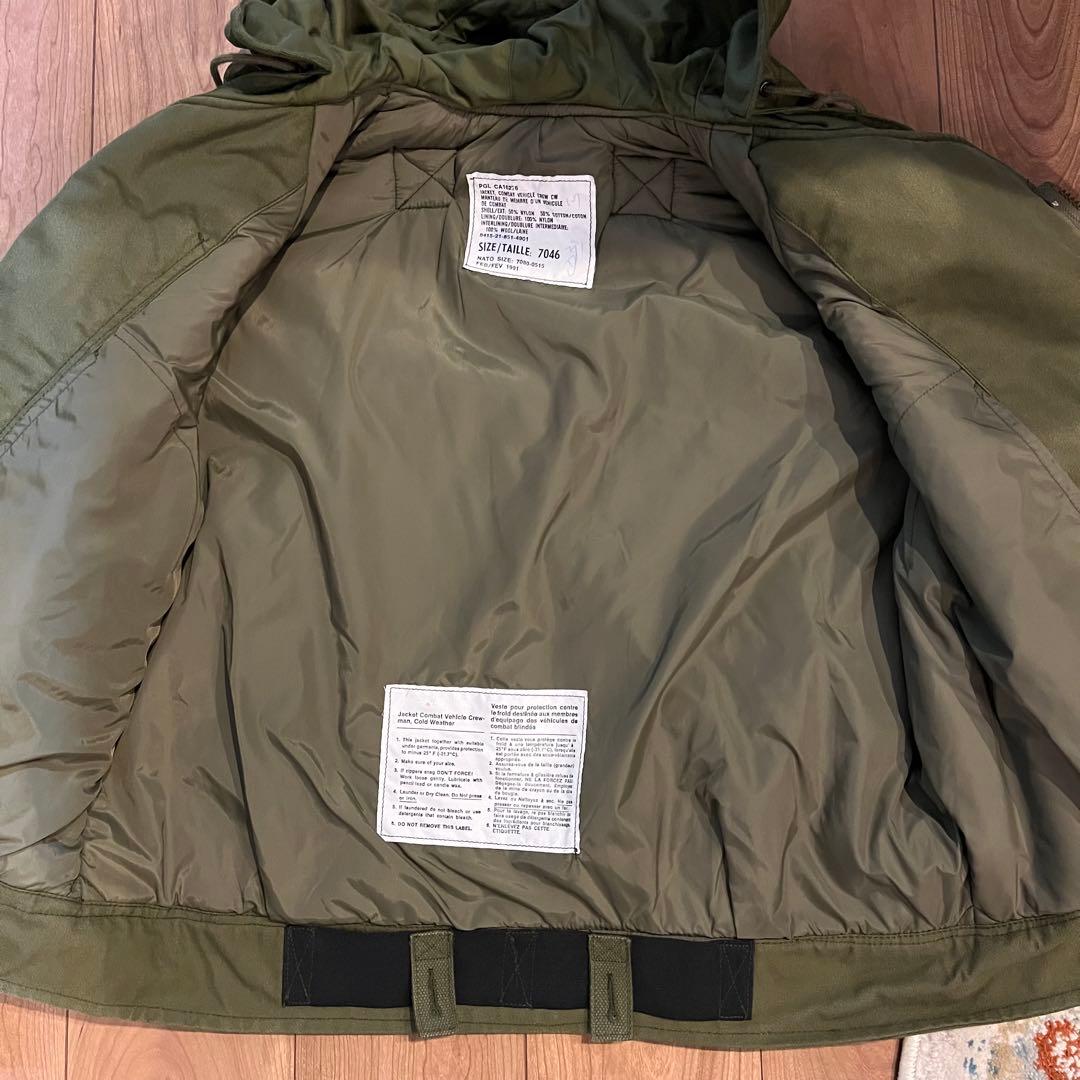 極美品】1991年 カナダ軍 CVC コールドウェザー タンカースジャケット