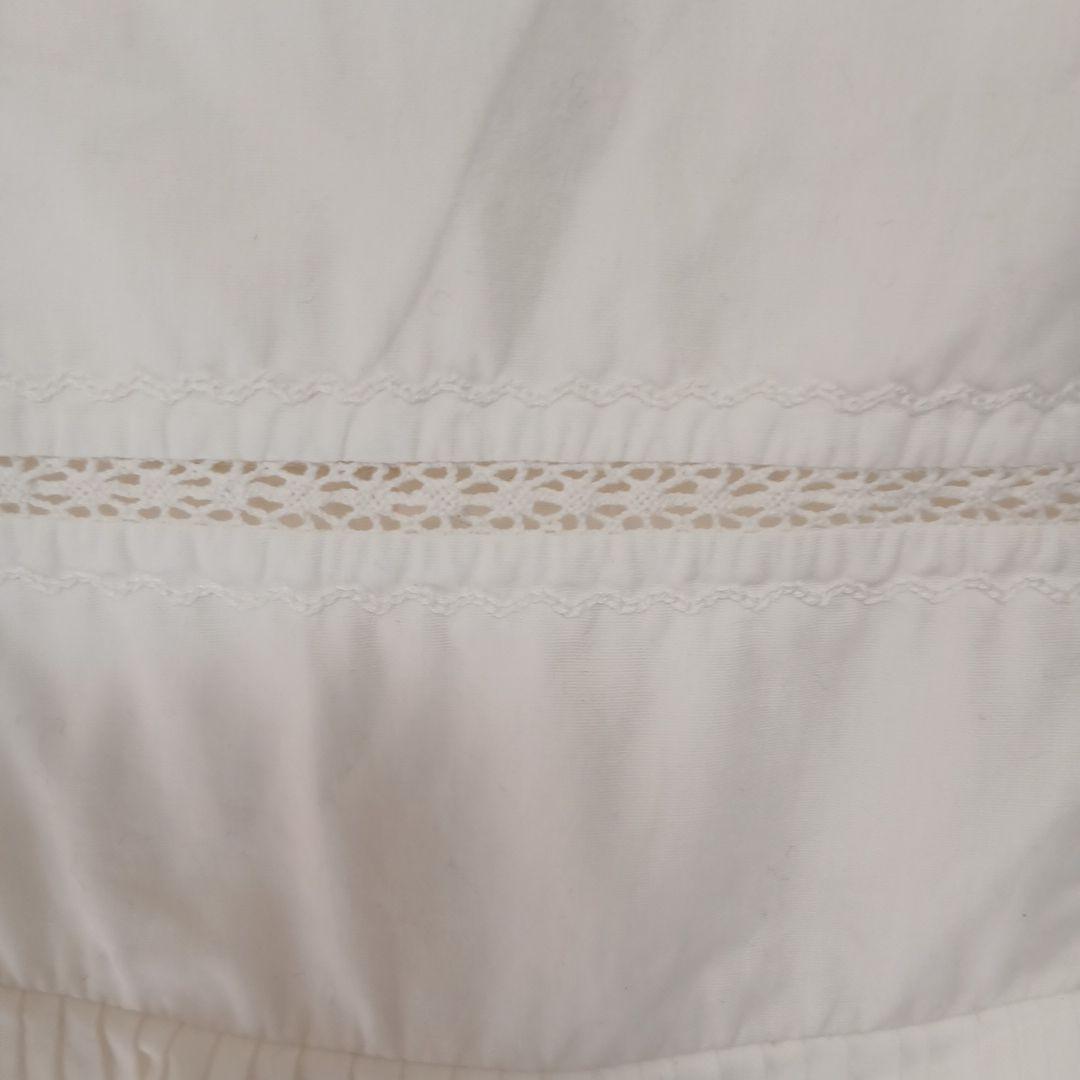 Bonpoint ボンポワン フリル付きホワイトブラウス36 14Y - メルカリ