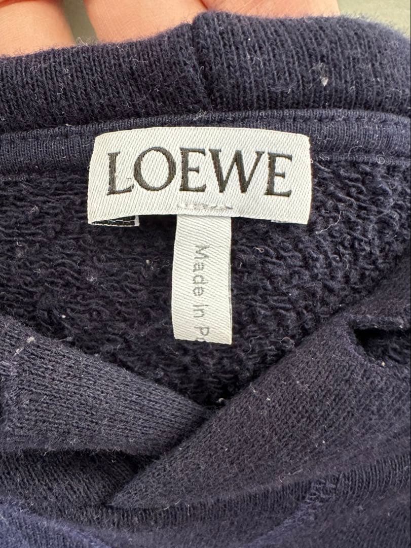 G1091 LOEWEパーカートレーナー サイズL カラーネイビー|mercari