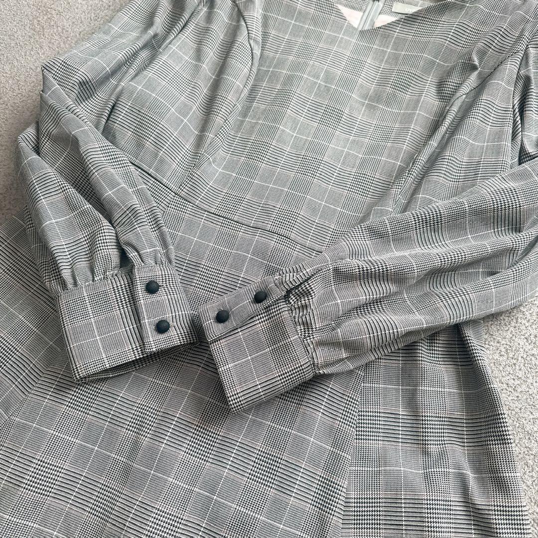 over E オーバーイー グレンチェックワンピース 96サイズ グラマー