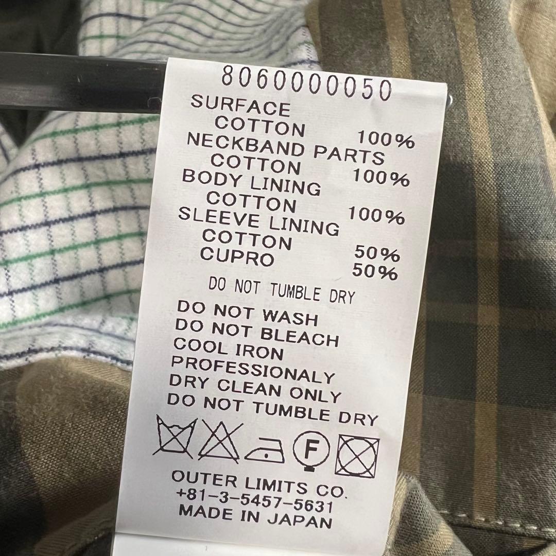 NigelCabourn SHORTCOAT S.H.DCHECK50 日本製L