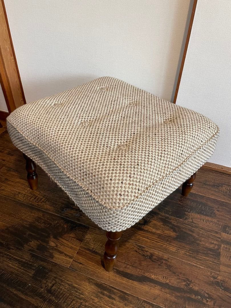 希少 オールド カリモク オットマン カリモク60 ヴィンテージ カリモク60 オットマン モケットグリーン［X36206QD］ - カリモク60