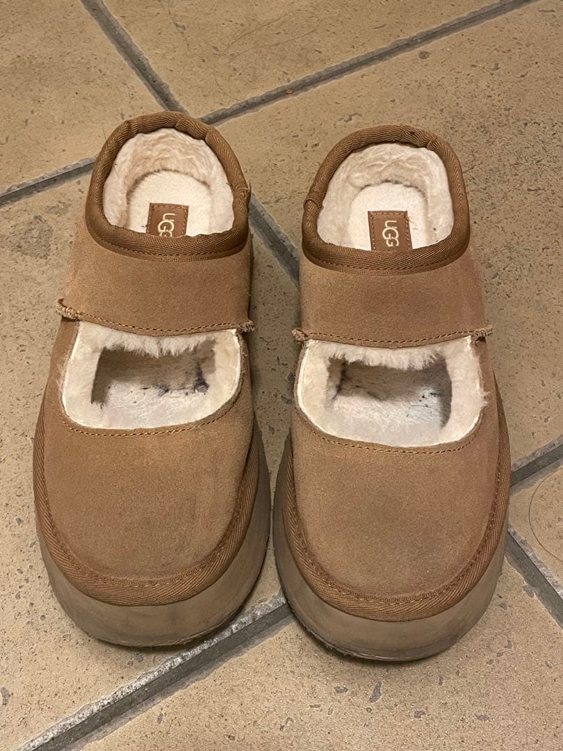 【アオガエル】UGG アグ　ビア　メリージェーン　ライトブラウン系 UGG（アグ） 【 ugg 国内正規商品 】 ugg W Bea Mary Jane ビア メリー