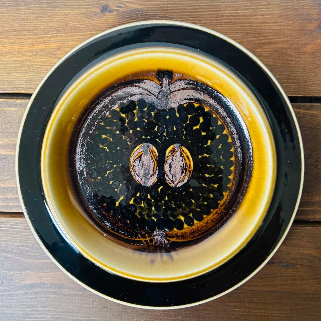 アラビア Fructusシリーズ　りんご模様のお皿 20cm 1960年 アラビア Fructusシリーズ りんご模様のお皿 20cm 1960年 | lacota ラ