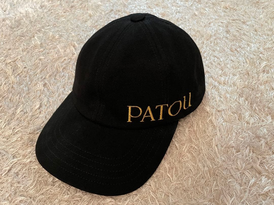 Patou パトゥロゴキャップブラック xs s