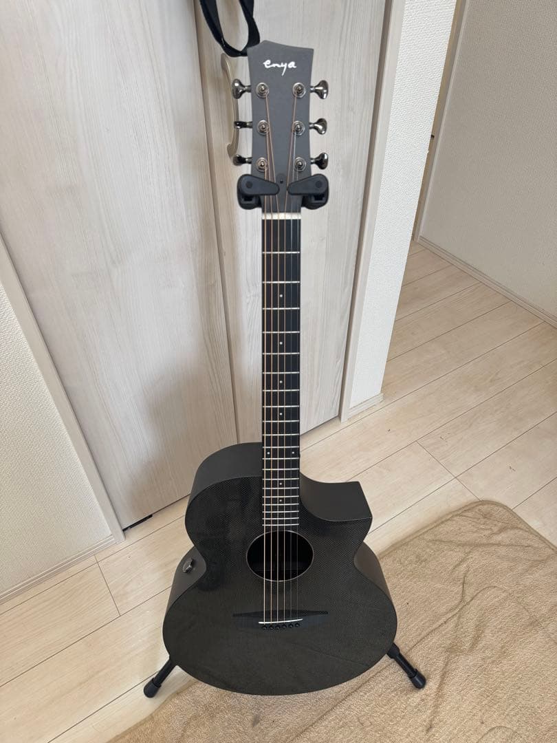 Enya x3 pro 低弦高 調整済み　（新品同様）試奏のみ Amazon.com: Enya Acoustic-Electric Guitar X3 Pro Mini Carbon Fiber