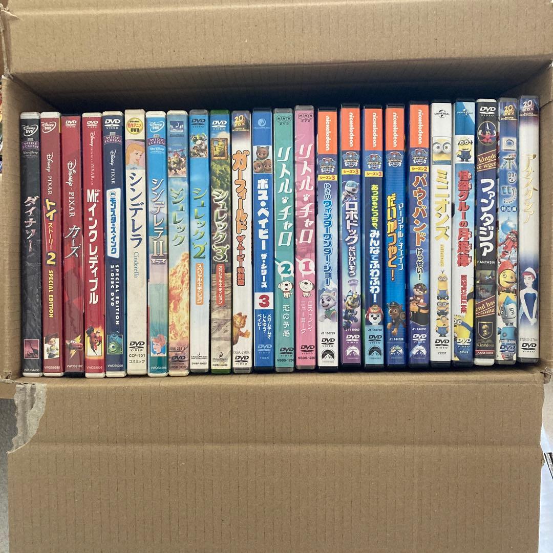 ディズニーなど子供向けDVDまとめ売り！ ディズニーなど子供向け DVD まとめ売り 約80枚セット 未検品 - メルカリ