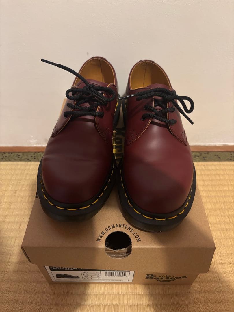 Dr. Martens バーガンディ 3ホール Dr.Martens /ドクターマーチン 3ホールシューズ │utility – utility