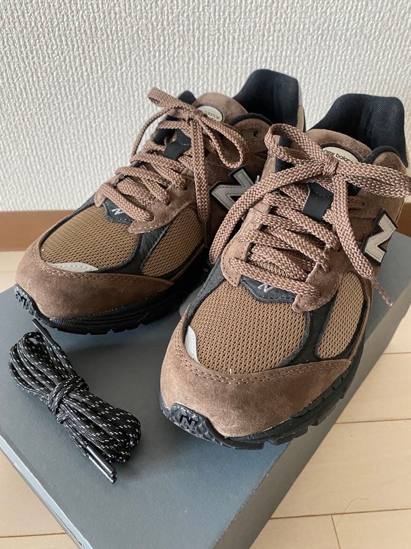 New Balance U2002RAB Brown 26.5cm 替え紐付き