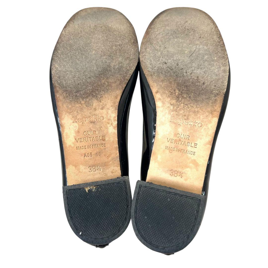 美品】repetto ジゼル エナメル リボン ローヒールの通販はau PAY