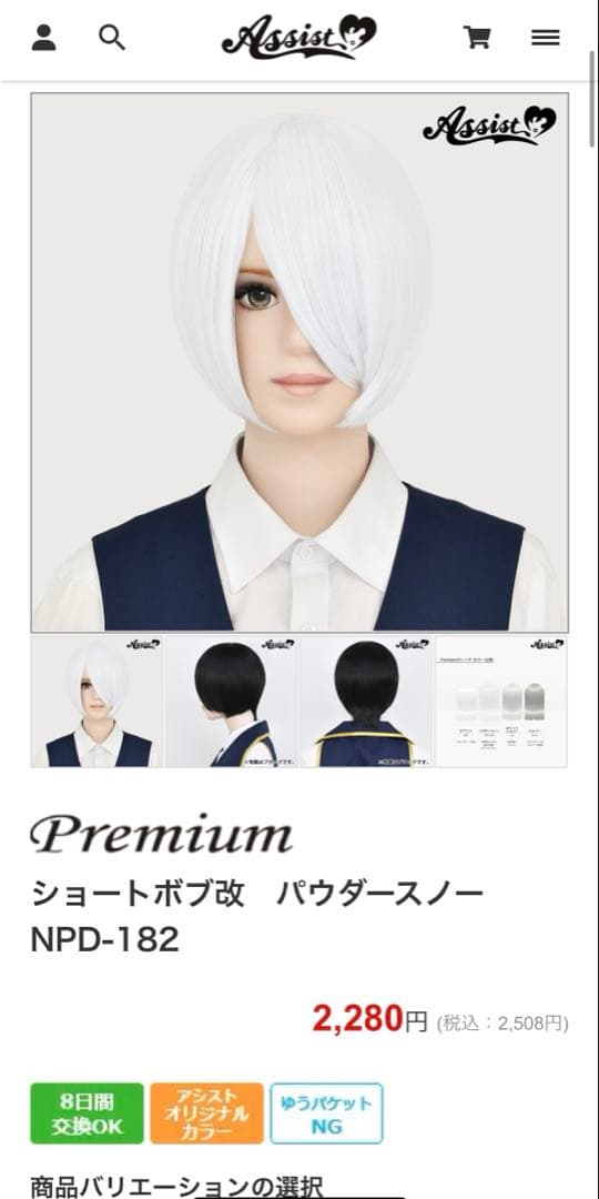 じろ様 オーダーウィッグ 《ヒカル》