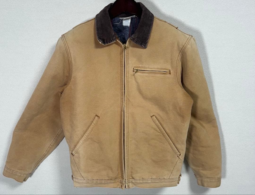 USA製 90s IDEALジップ Dickiesデトロイトジャケット バイカー USA製】90S ディッキーズ Dickies デトロイトジャケット XL ダック