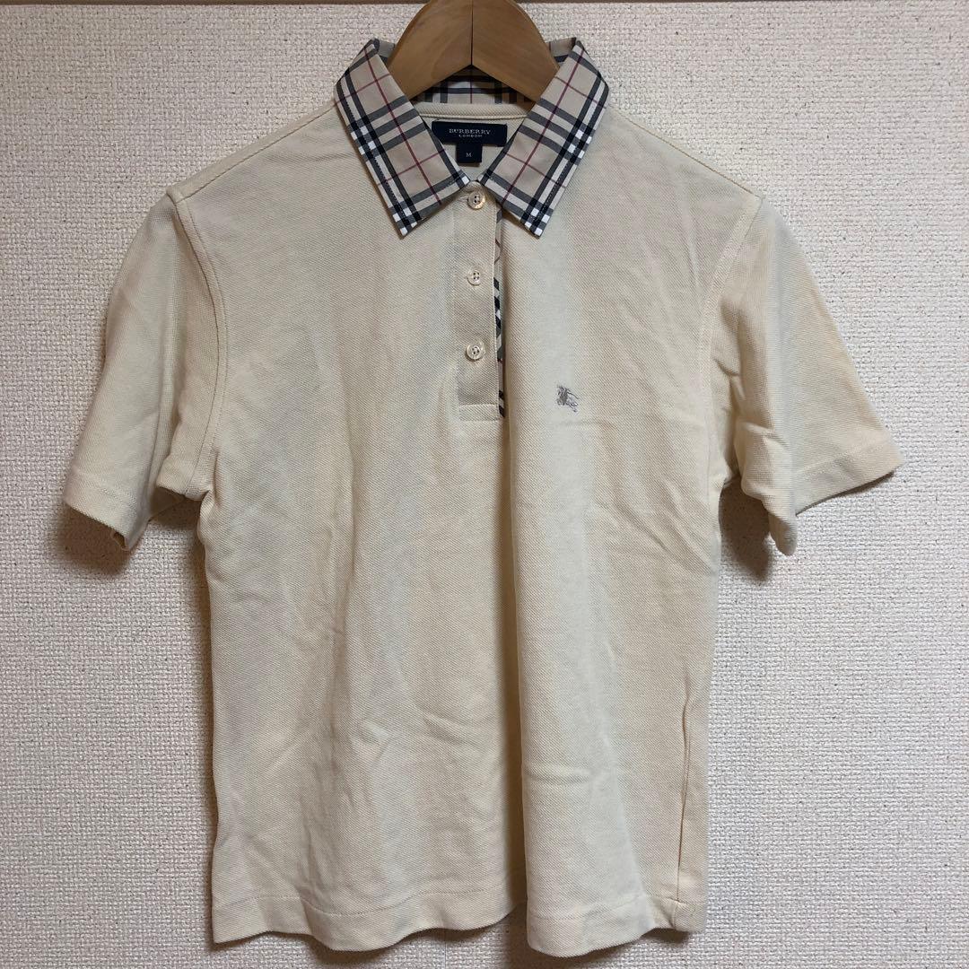 極美品 BURBERRY LONDON ノバチェック ポロシャツ レディースM - メルカリ