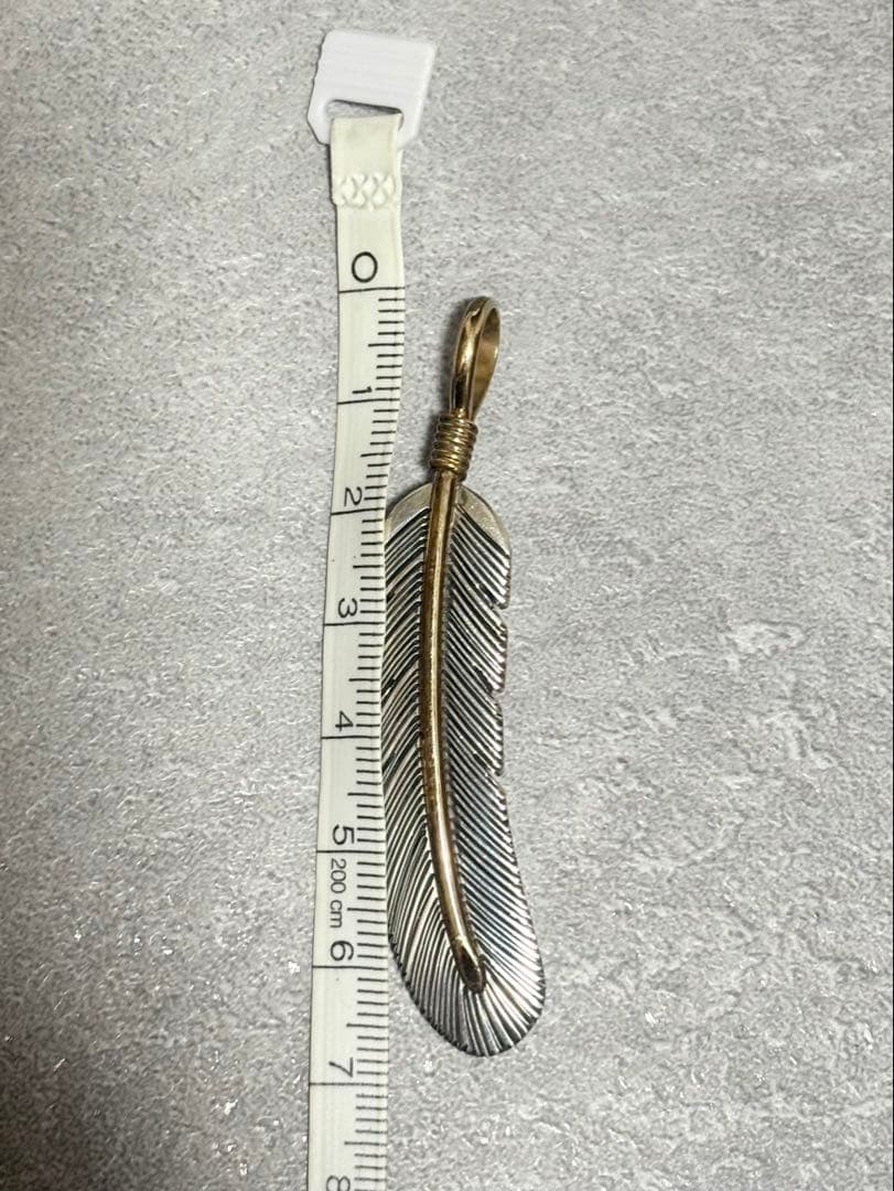 ハシ様専用Harvey Mace 12KGF フェザーペンダント