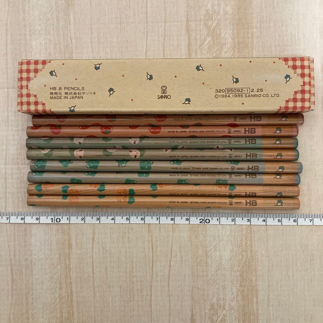 昭和レトロ サンリオ カントリーフレッシュベジーズ えんぴつ8本セット